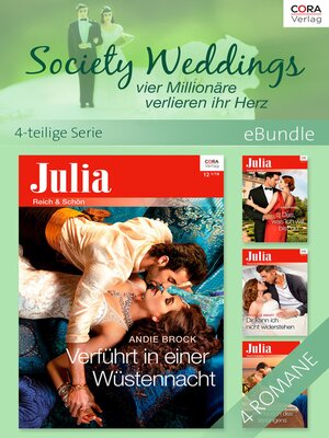 cover image of Society Weddings--vier Millionäre verlieren ihr Herz--4-teilige Serie